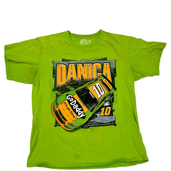 2014 Nascar Danica Patrick Double Sided All Over Print Shirt Large - Picture 1 of 12